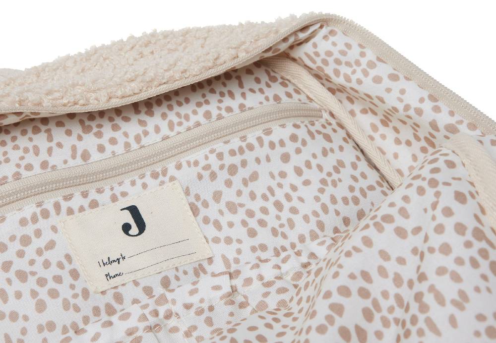 Jollein Wickeltasche Rucksack Boucle Naturel Jubiläumsangebot