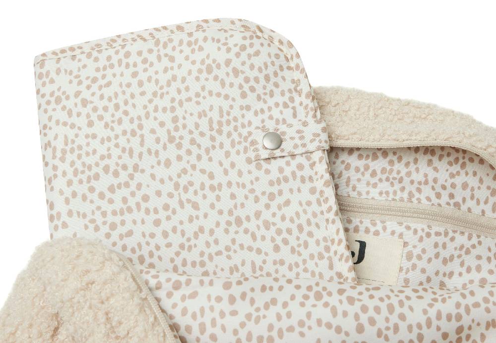 Jollein Wickeltasche Rucksack Boucle Naturel Jubiläumsangebot