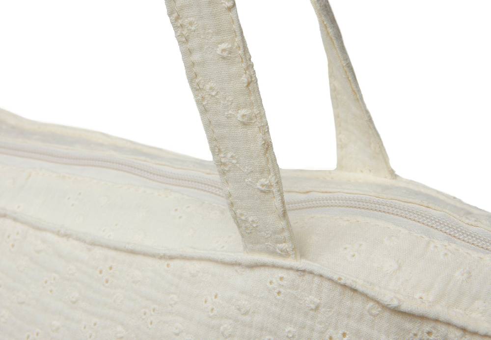 Jollein Shopper Embroidery Ivory Zeitlich begrenztes Angebot