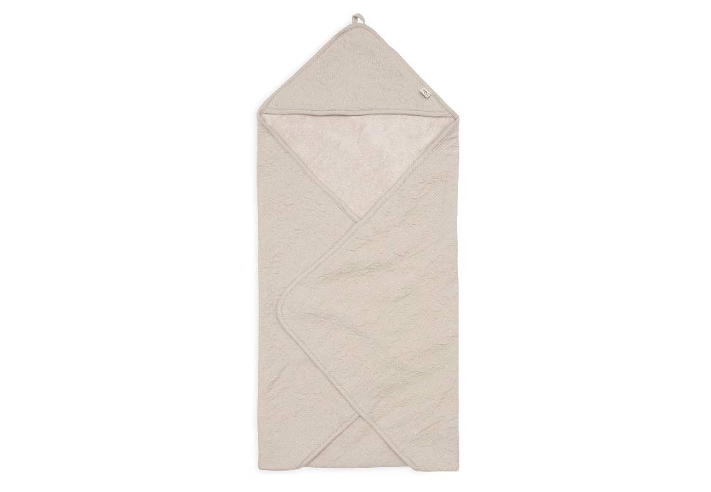 Jollein Kapuzenhandtuch 75x75cm Soft Waves Nougat Saisonale Angebote
