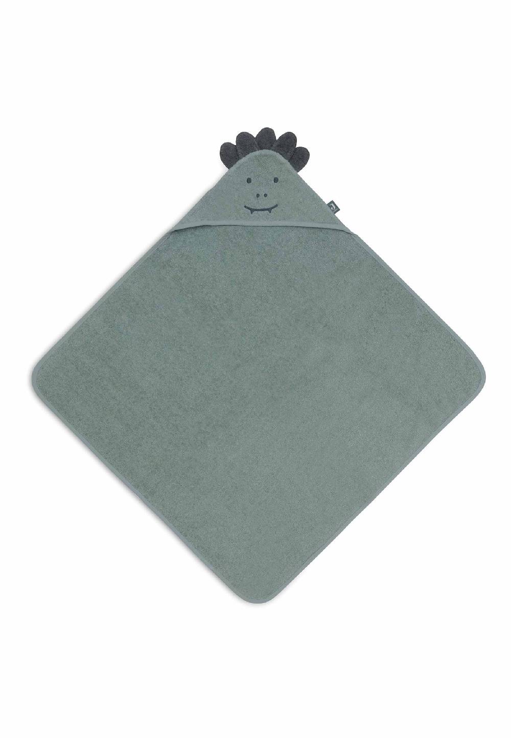 Jollein Kapuzenhandtuch Frottee 75x75cm - Jungle Jambo - Croco Super Sparpreis