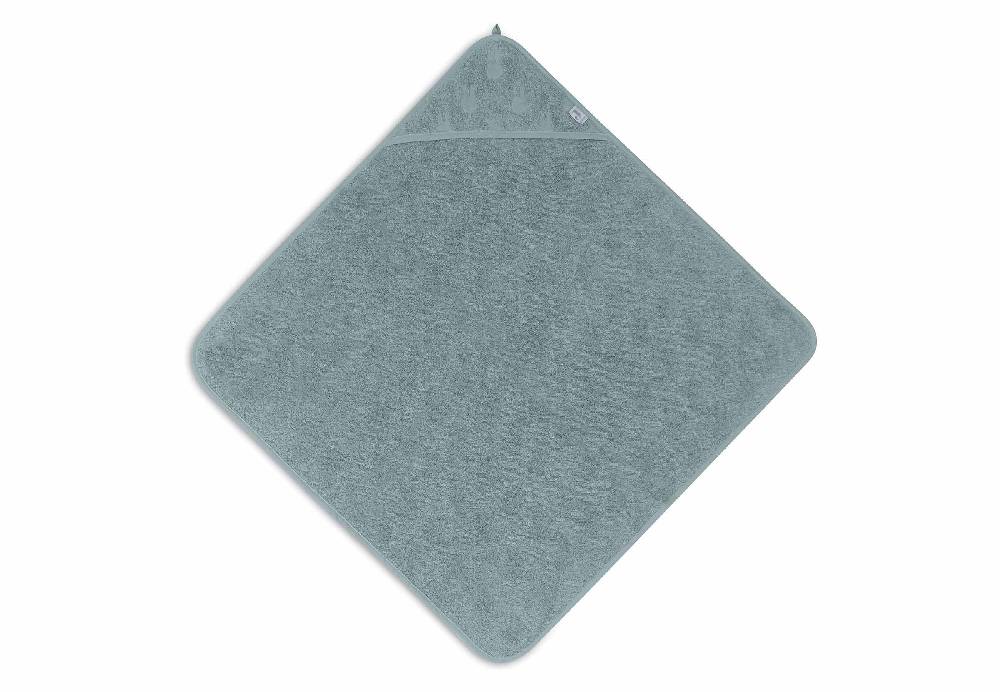 Jollein Kapuzenhandtuch Frottee 75x75cm Miffy Jacquard - Sea Green Kostenlose Rückgabe