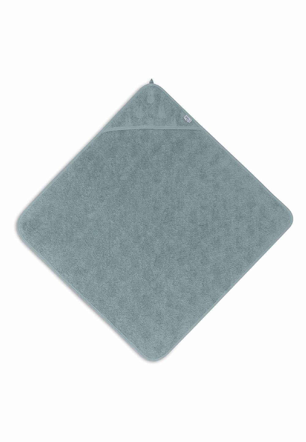 Jollein Kapuzenhandtuch Frottee 75x75cm Miffy Jacquard - Sea Green Kostenlose Rückgabe