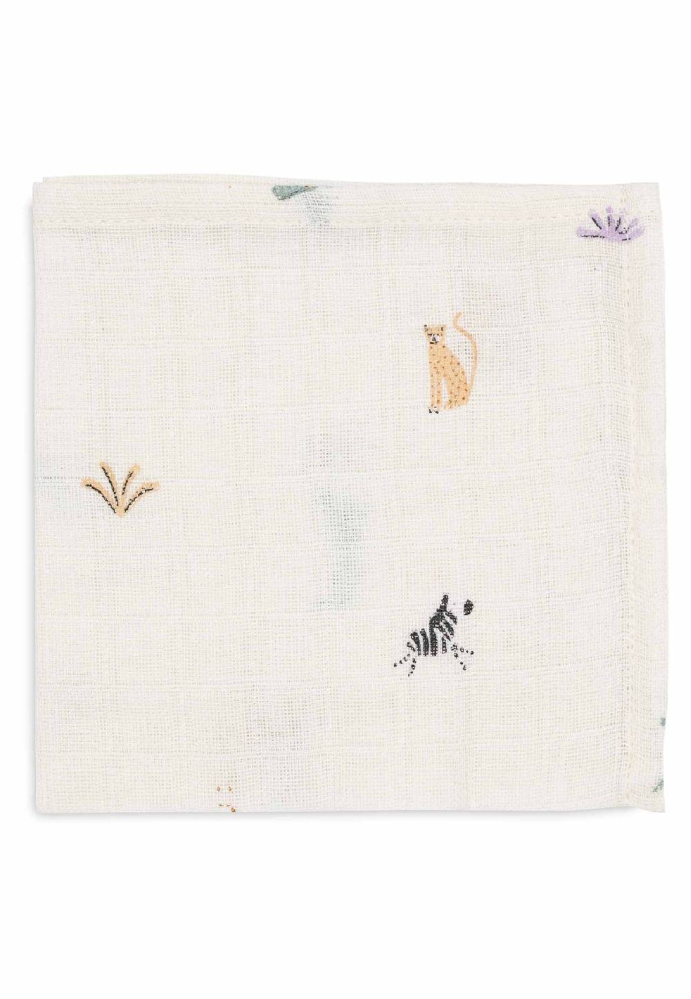 Jollein Spucktücher Hydrophil 31x31cm - Jungle Jambo Letzter Tag