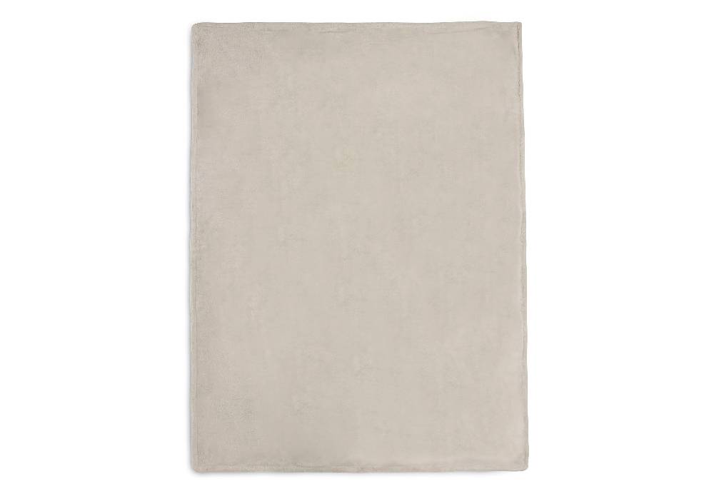 Jollein Decke Kinderbett 100x150cm Basic Knit Nougat/Fleece Bis zu 50% Rabatt