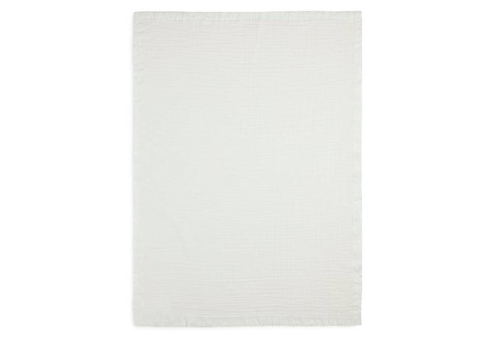 Jollein Decke Kinderbett Muslin Fringe 120x120cm Ivory Bis zu 60% Rabatt