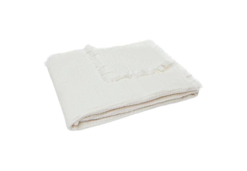 Jollein Decke Kinderbett Muslin Fringe 120x120cm Ivory Bis zu 60% Rabatt