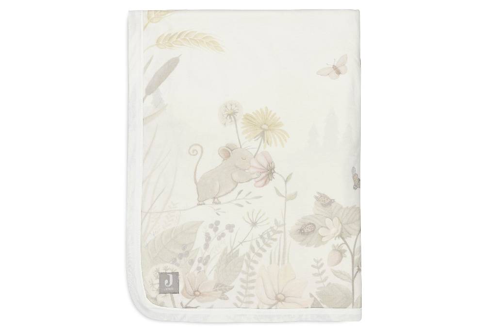 Jollein Decke Kinderbett 100x150cm Dreamy Mouse/Velvet Fleece Sonderangebot der Fabrik