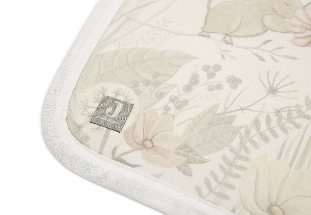 Jollein Decke Kinderbett 100x150cm Dreamy Mouse/Velvet Fleece Sonderangebot der Fabrik