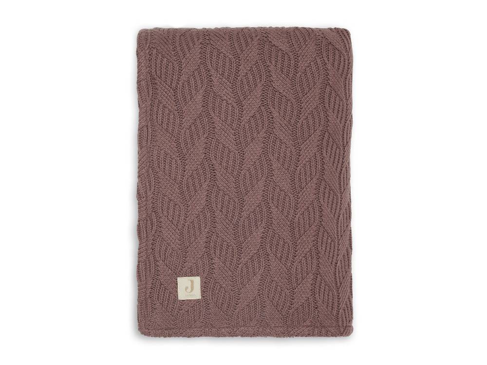 Jollein Decke Wiege 75x100cm Spring Knit Chestnut/Fleece