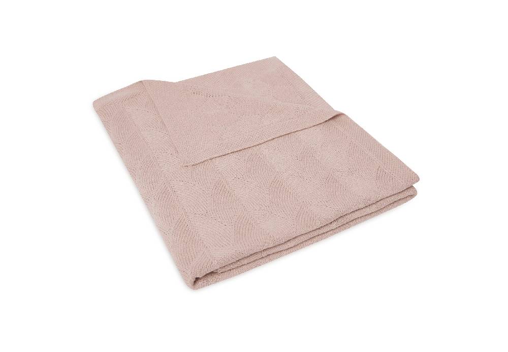 Jollein Decke Kinderbett 100x150cm Shell Knit Wild Rose GOTS Bis zu 55% Rabatt
