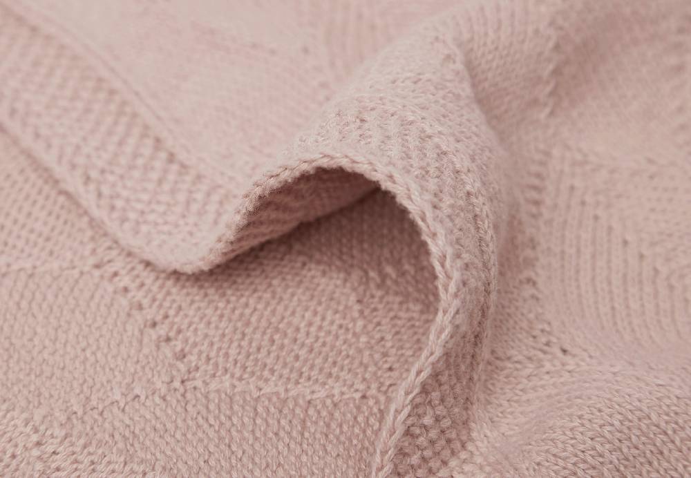 Jollein Decke Kinderbett 100x150cm Shell Knit Wild Rose GOTS Bis zu 55% Rabatt
