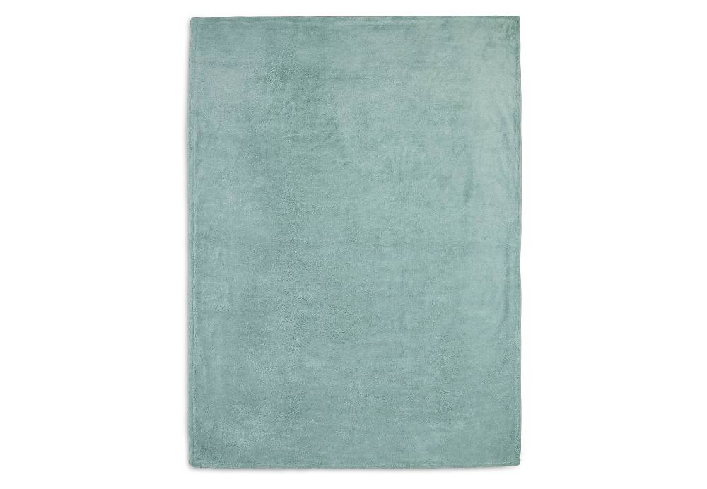 Jollein Decke Wiege 75x100cm Basic Knit Forest Green/Fleece Discount Store für neue Produkte