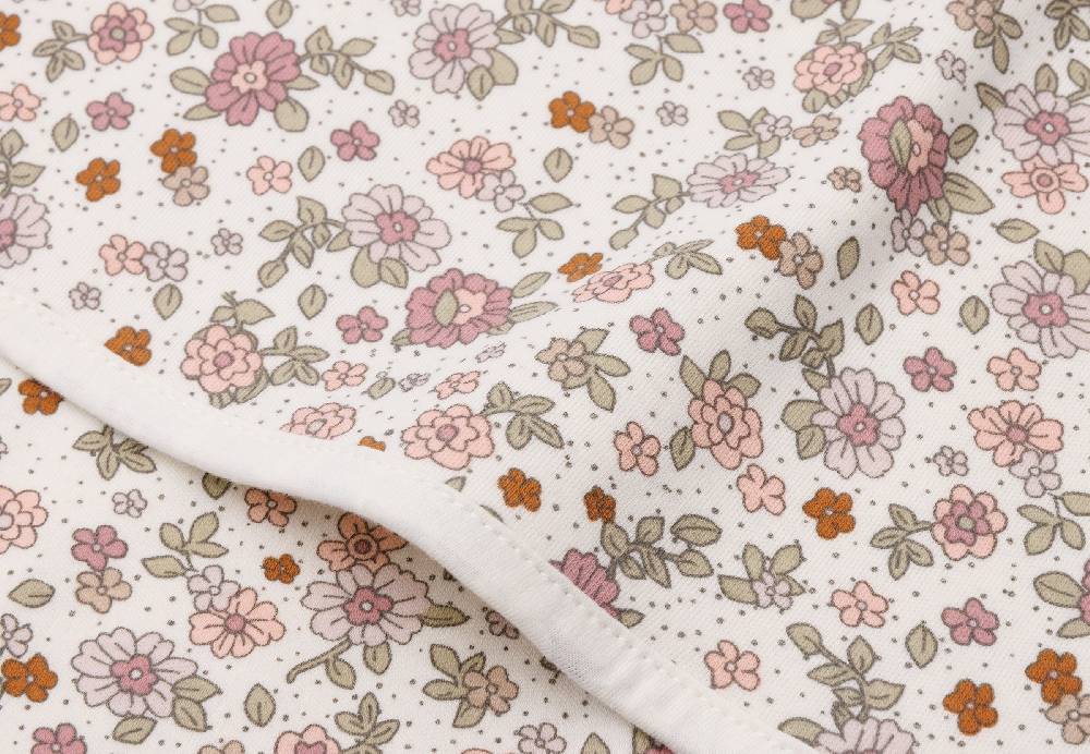 Jollein Decke Wiege Jersey 75x100cm Retro Flowers Black Friday Preise