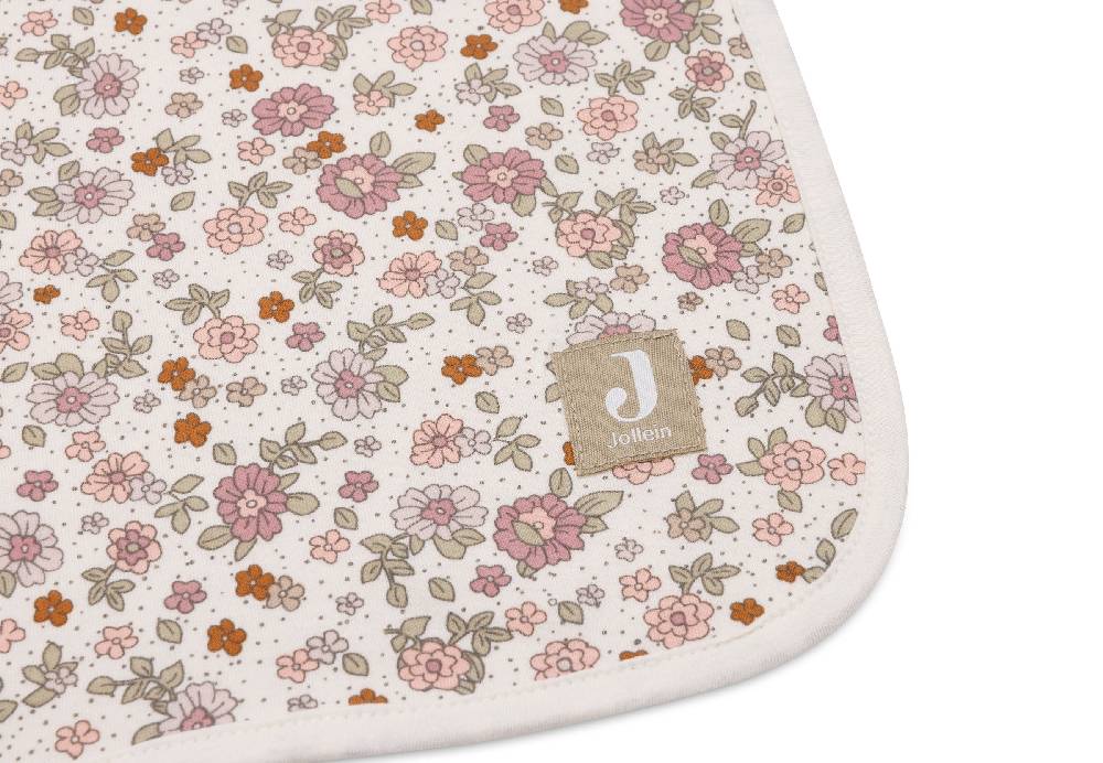 Jollein Decke Wiege Jersey 75x100cm Retro Flowers Black Friday Preise