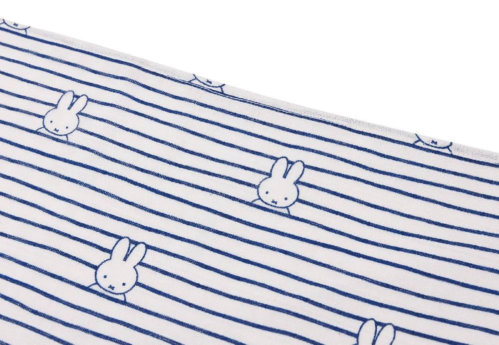 Jollein Spucktuch Hydrophil 70x70cm Miffy Stripe Navy (3pack) Online