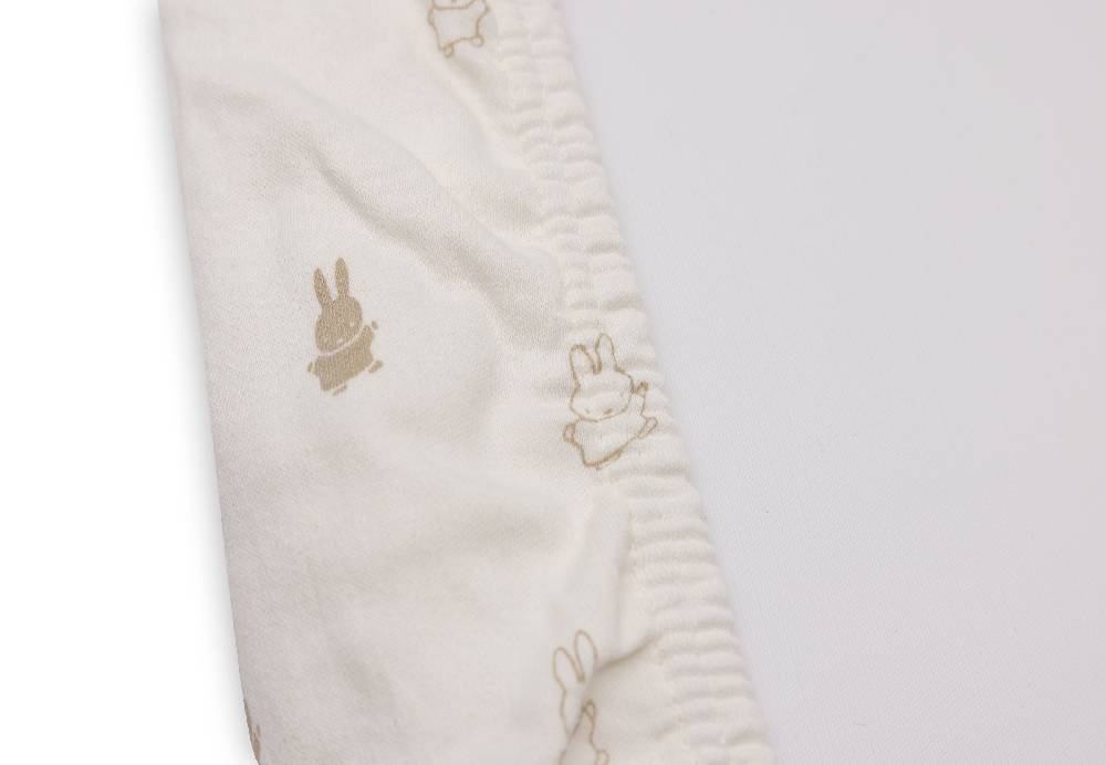 Jollein Wickelauflagenbezug Jersey 50x70cm Happy Miffy Nougat Saisonschlussverkauf
