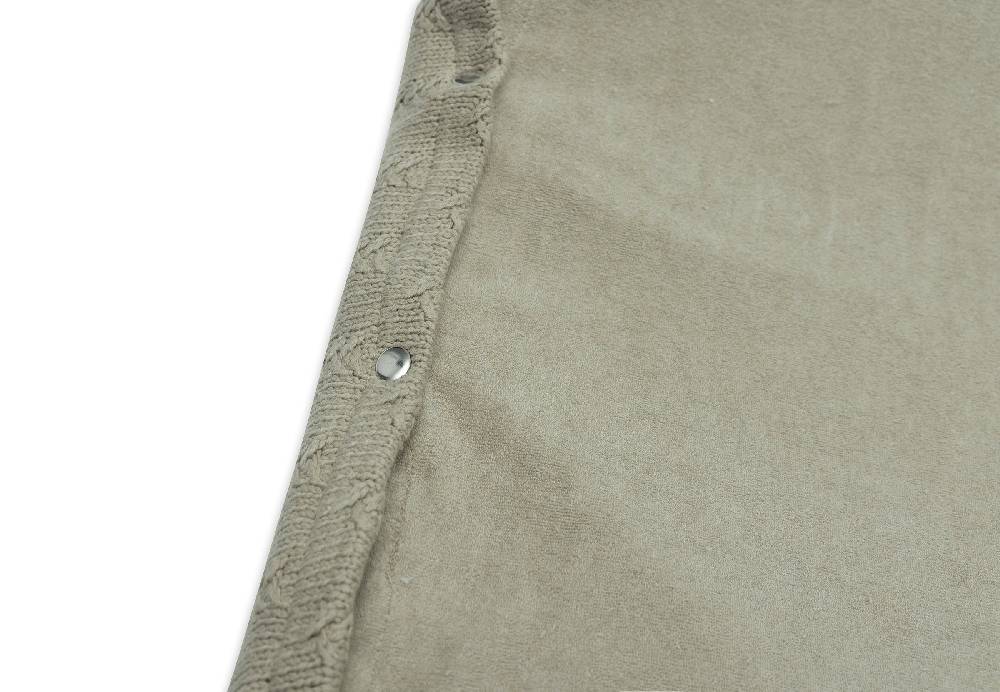 Jollein Wickelauflagenbezug 50x70cm Grain Knit Olive Green Black Friday