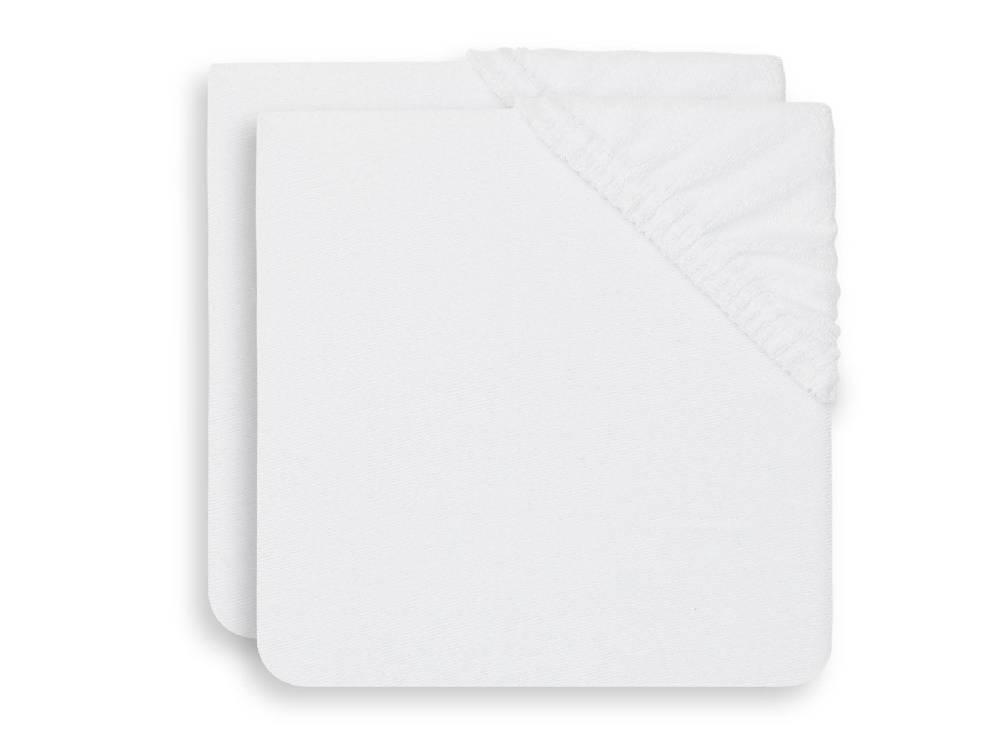 Jollein Wickelauflagenbezug Frottee 50x70cm White (2pack) Weihnachtsangebot
