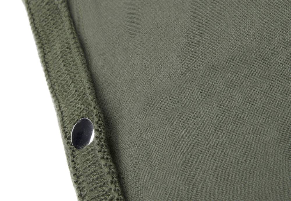 Jollein Wickelauflagenbezug 50x70cm Pure Knit Leaf Green GOTS Vatertagsangebot