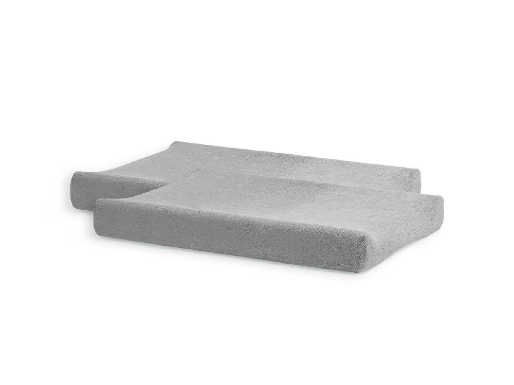 Jollein Wickelauflagenbezug Frottee 50x70cm Soft Grey (2pack) Jubiläumsangebot