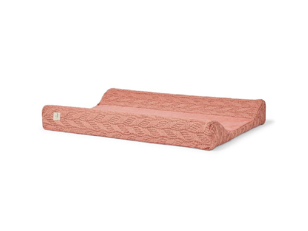 Jollein Wickelauflagenbezug 50x70cm Spring Knit Rosewood Online Outlet