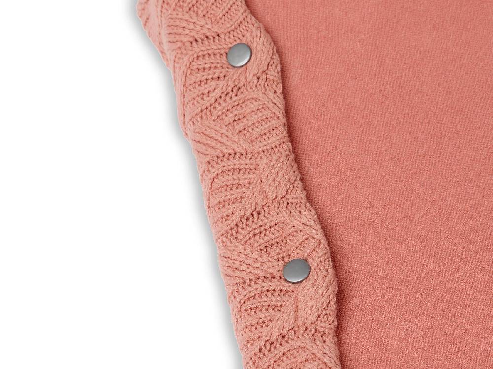 Jollein Wickelauflagenbezug 50x70cm Spring Knit Rosewood Online Outlet