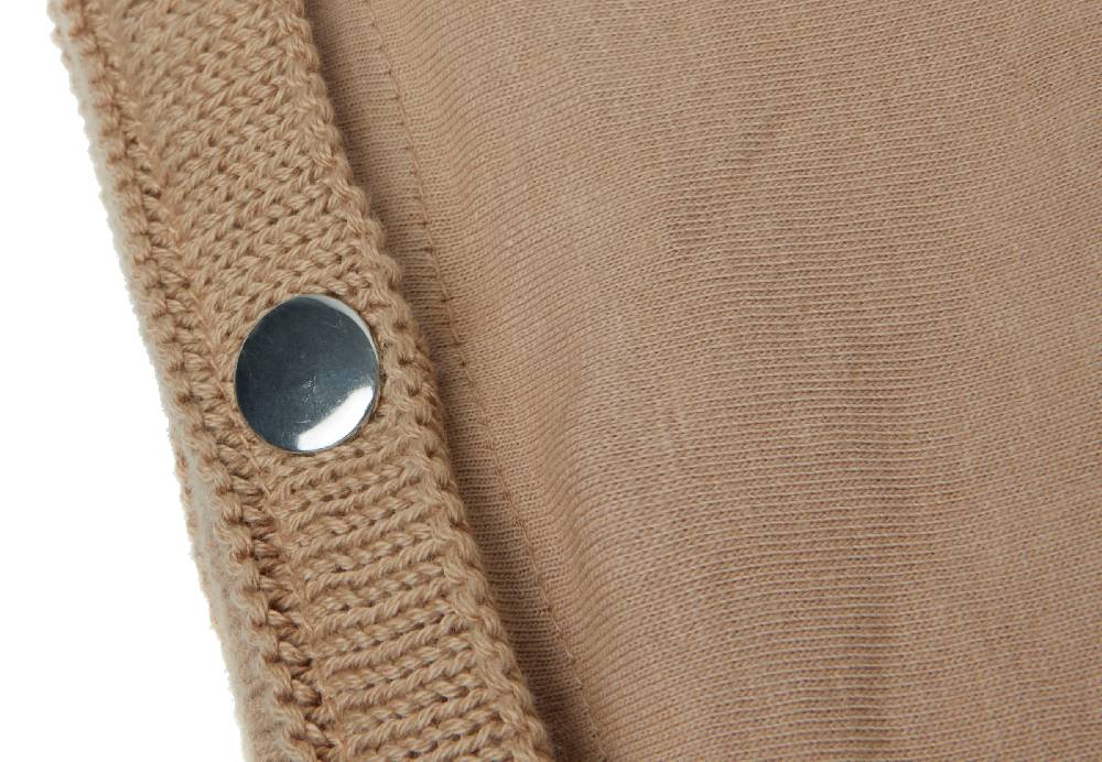 Jollein Wickelauflagenbezug 50x70cm Pure Knit Biscuit GOTS Exklusive Angebote