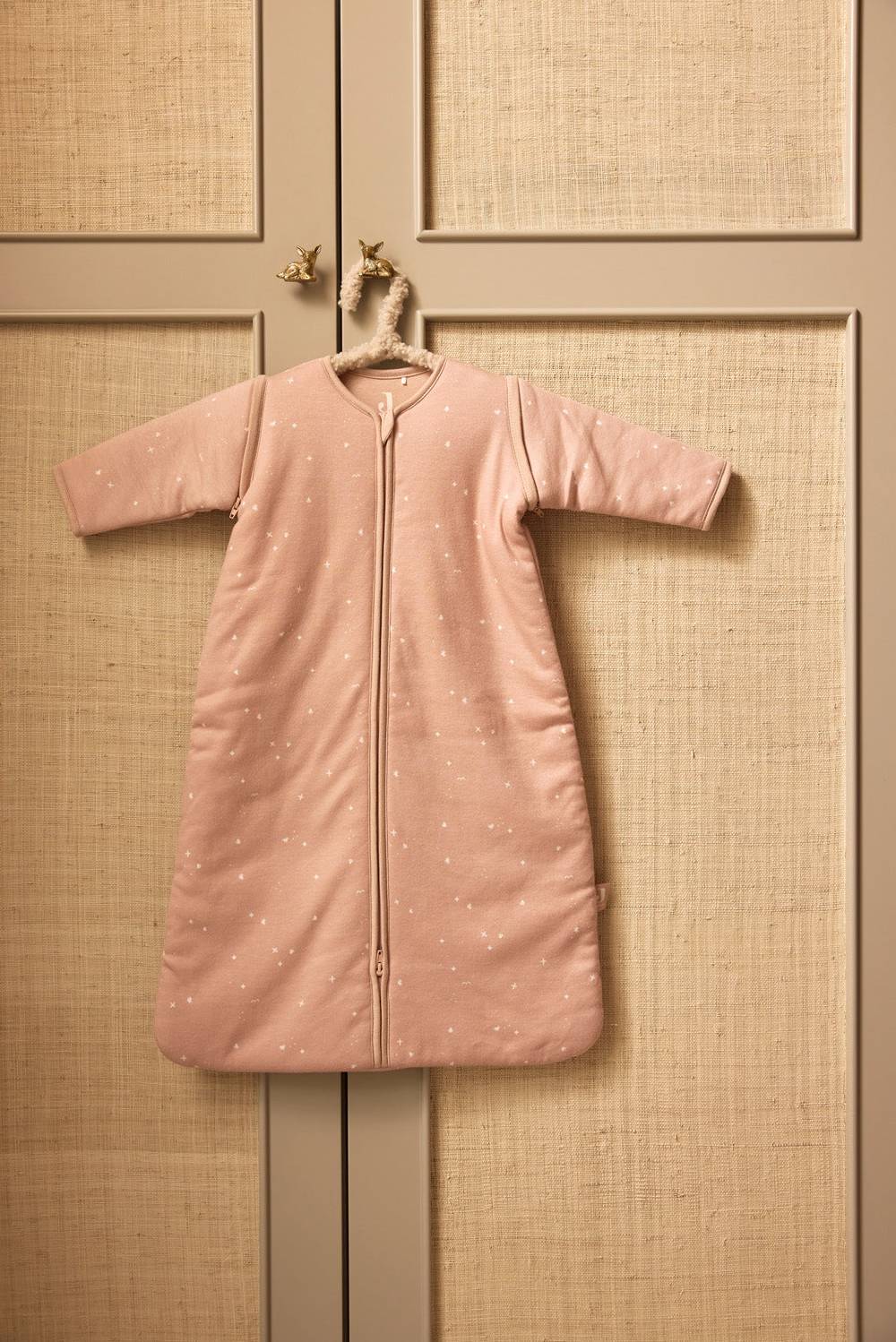 Jollein Baby Schlafsack mit abnehmbaren Ärmeln 70cm Twinkling - Wild Rose Clearance-Verkauf