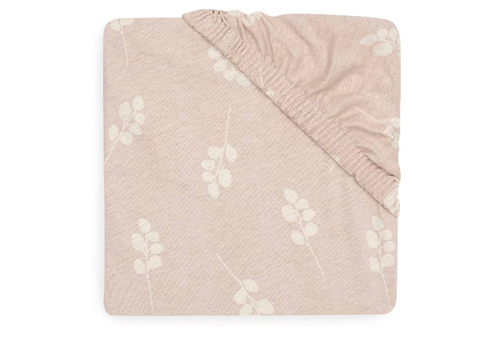 Jollein Spannbettlaken Jersey 40/50x80/90cm Twig Wild Rose Blitzverkäufe