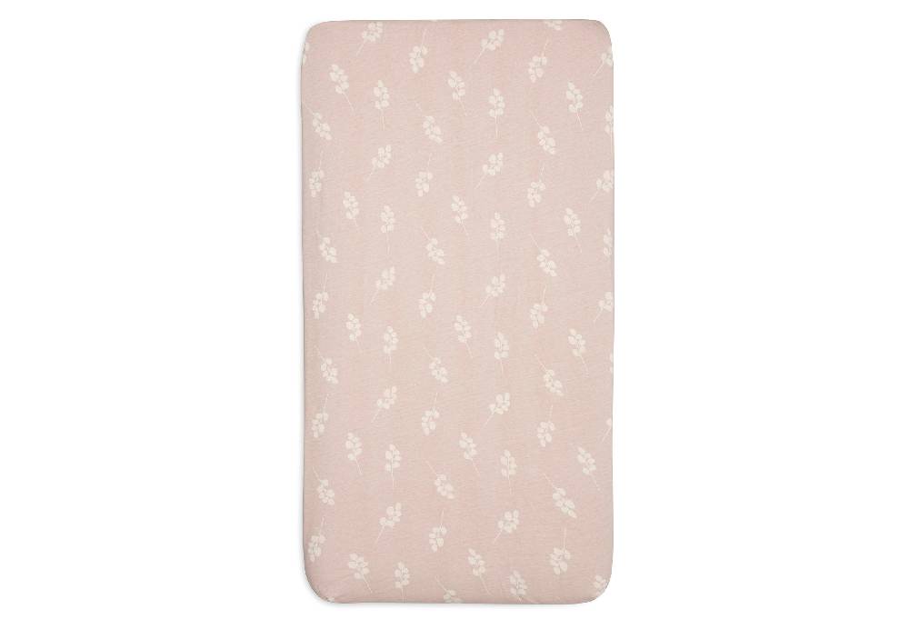 Jollein Spannbettlaken Jersey 40/50x80/90cm Twig Wild Rose Blitzverkäufe