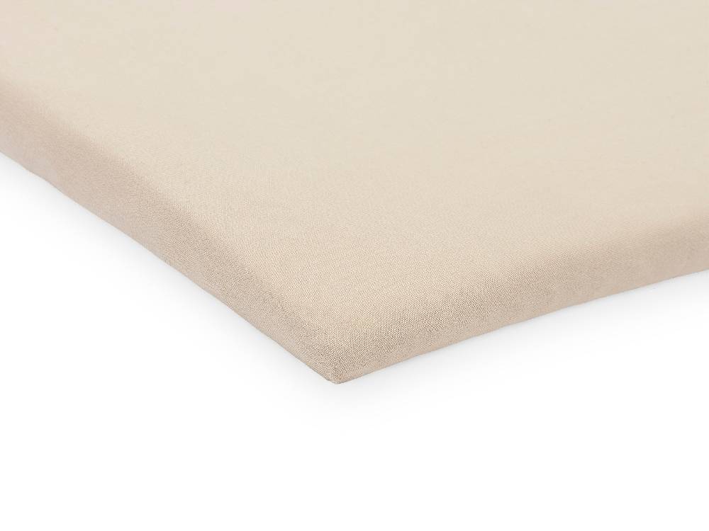 Jollein Spannbettlaken Jersey Laufgitter 75x95cm Nougat Kostenloser Versand