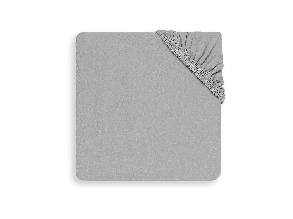 Jollein Spannbettlaken Jersey 70x140/75x150cm Soft Grey Versandkostenfrei