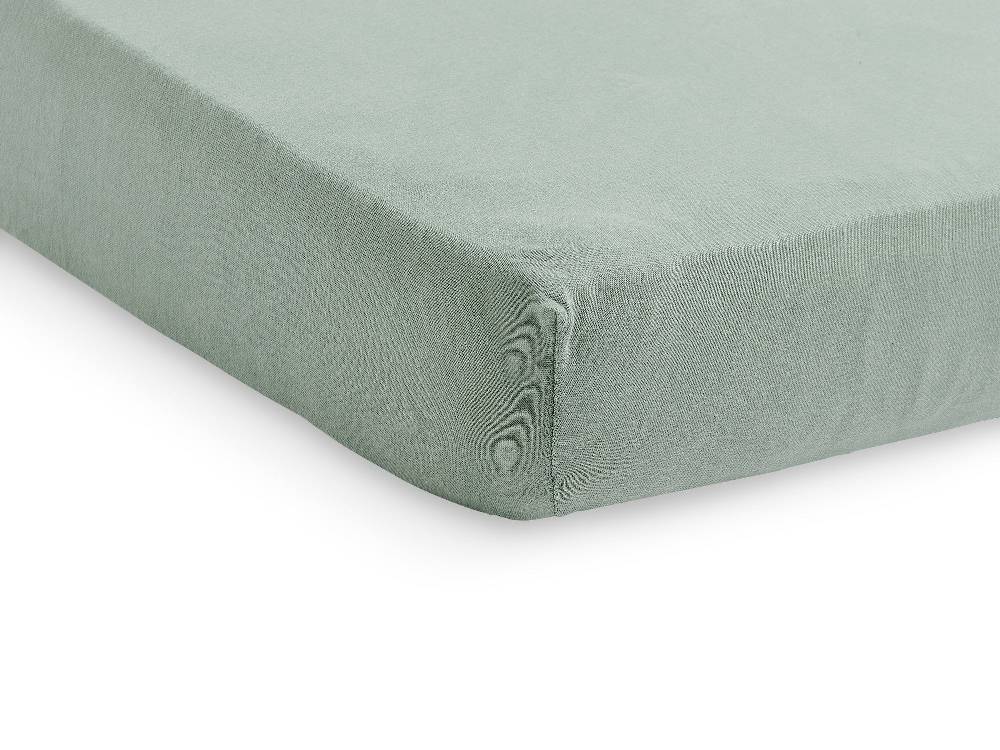 Jollein Spannbettlaken Jersey 40/50x80/90cm Ash Green Exklusivangebot