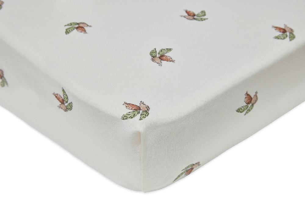 Jollein Spannbettlaken Jersey 70x140/75x150cm Rosehip Saisonschlussverkauf