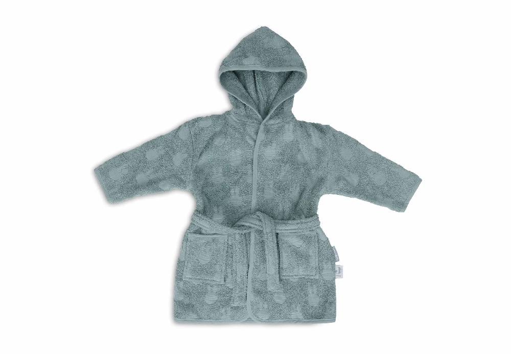 Jollein Bademantel 1-2 Jahre - Miffy Jacquard - Sea Green Heißer Verkauf