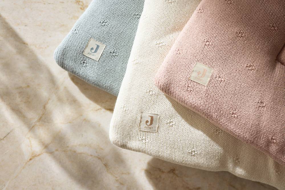 Jollein Krabbeldecke 75x95cm Cosy Knit - Sea Green Saisonale Angebote