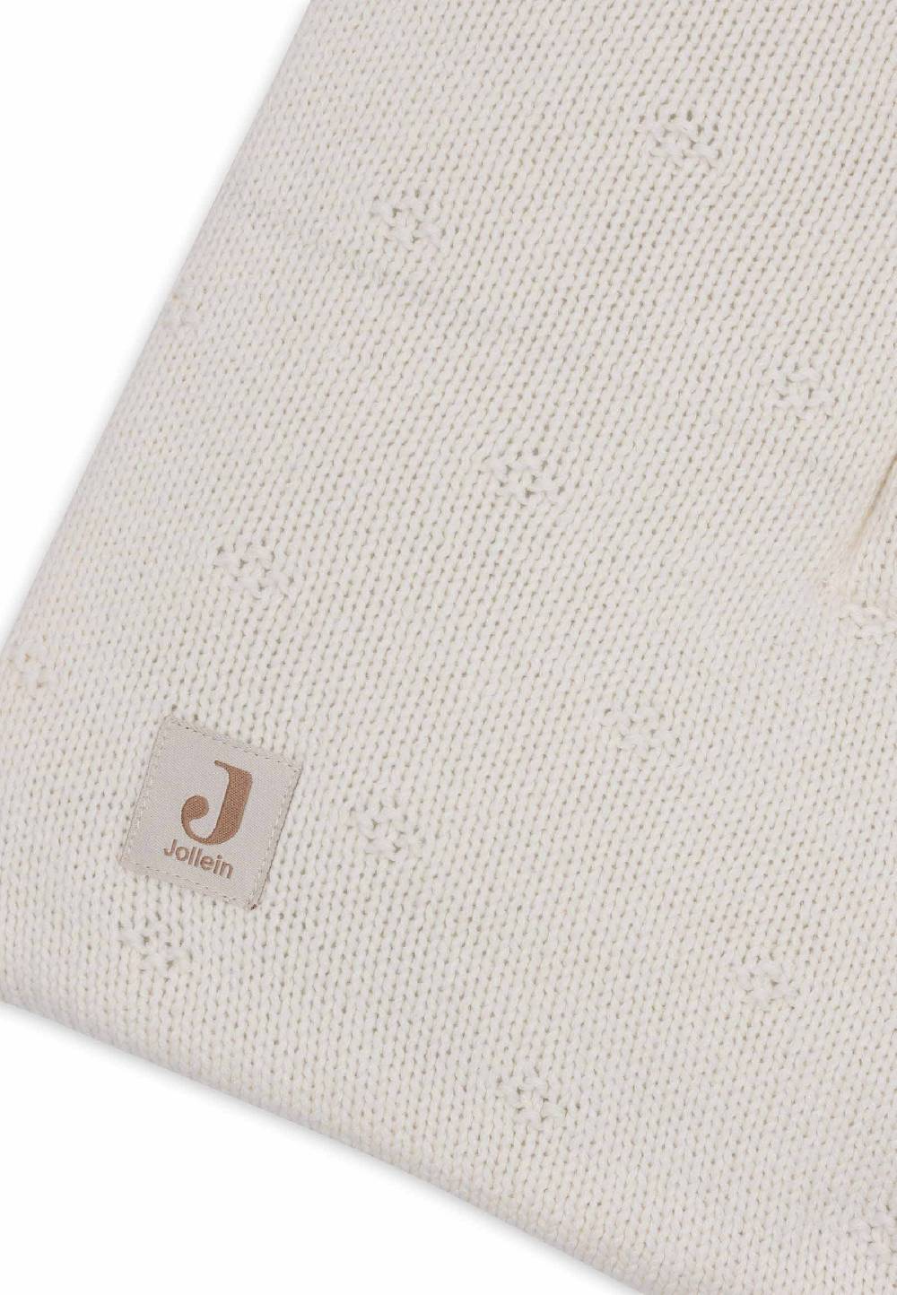 Jollein Krabbeldecke 75x95cm Cosy Knit - Ivory Kauf eins, bekomm eins gratis
