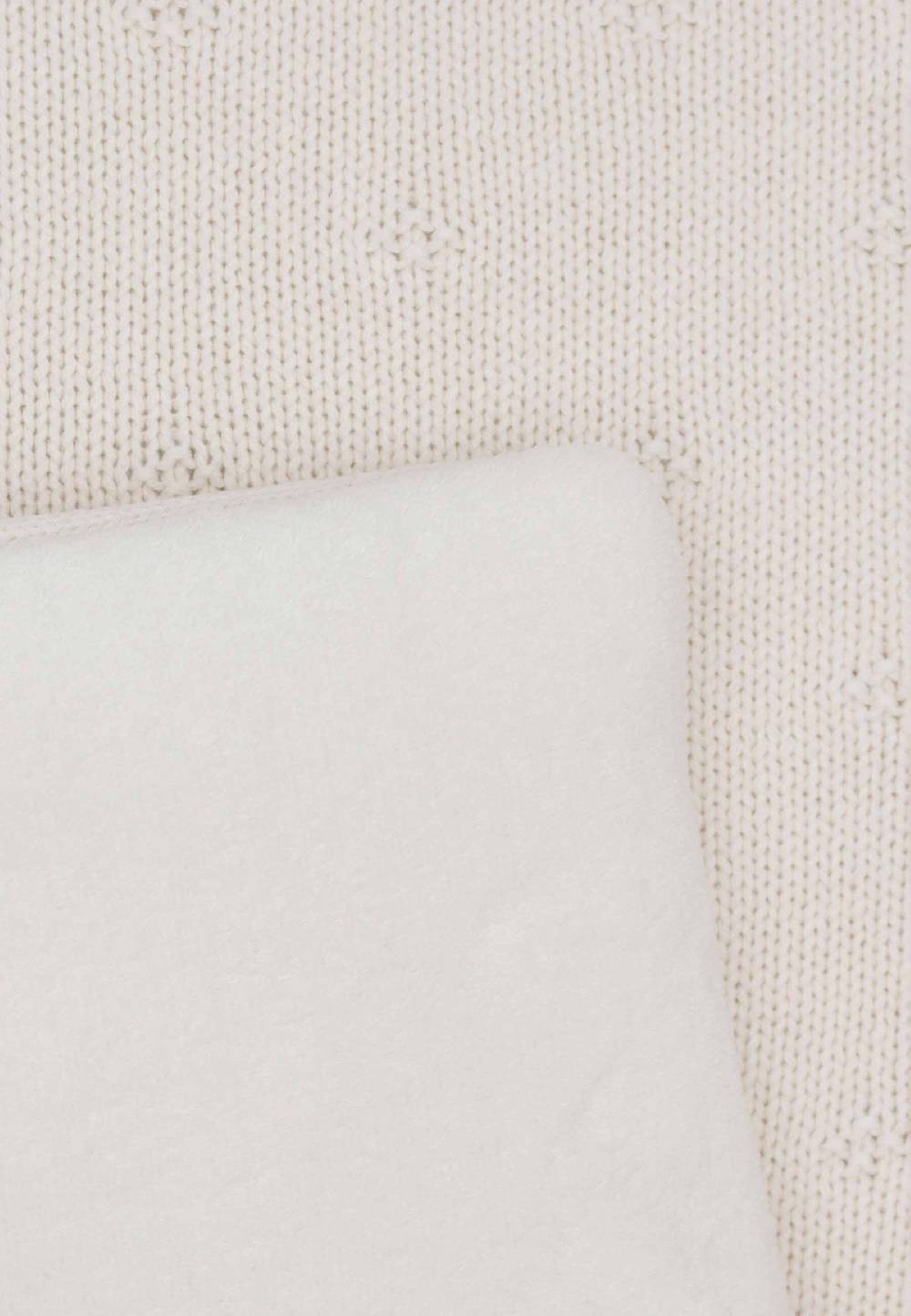Jollein Krabbeldecke 75x95cm Cosy Knit - Ivory Kauf eins, bekomm eins gratis