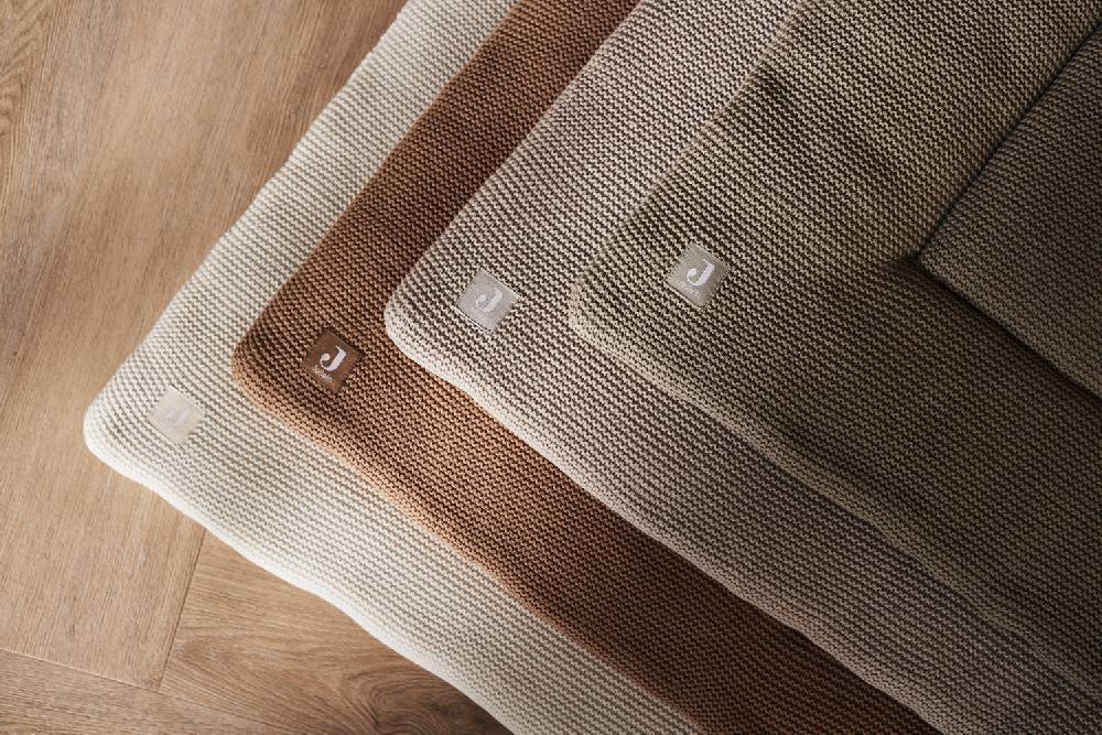 Jollein Krabbeldecke 75x95cm Basic Knit Nougat Tägliche Deals