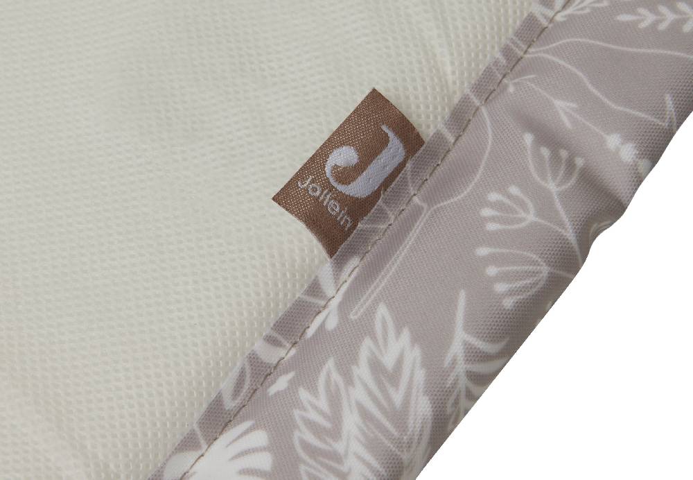 Jollein Laufgittereinlage Botanical 75x95cm Nougat VIP-Rabatte