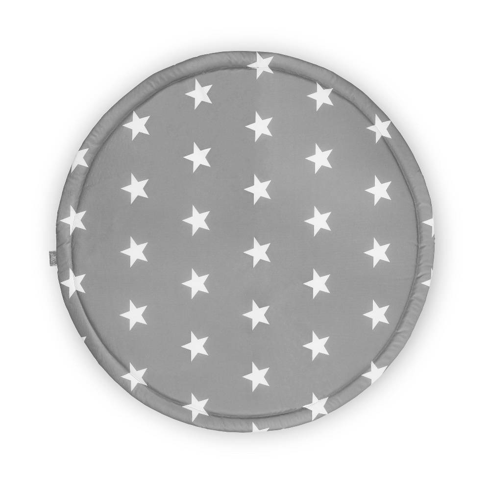 Jollein Laufgittereinlage Rund ø 92cm Little Star Dark Grey Super Sparpreis