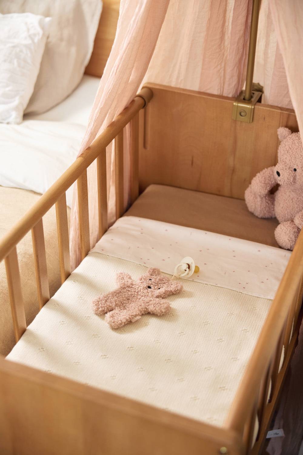 Jollein Schmusetuch Teddy Bear - Wild Rose Nur für heute