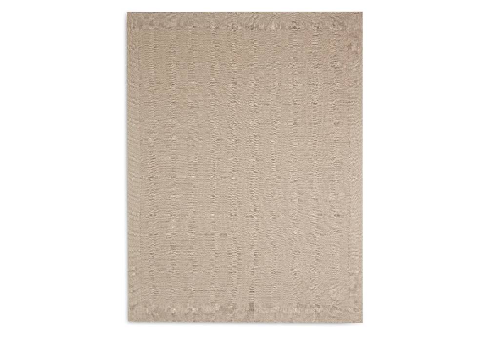 Jollein Decke Kinderbett 100x150cm Pure Knit Nougat GOTS zollfrei