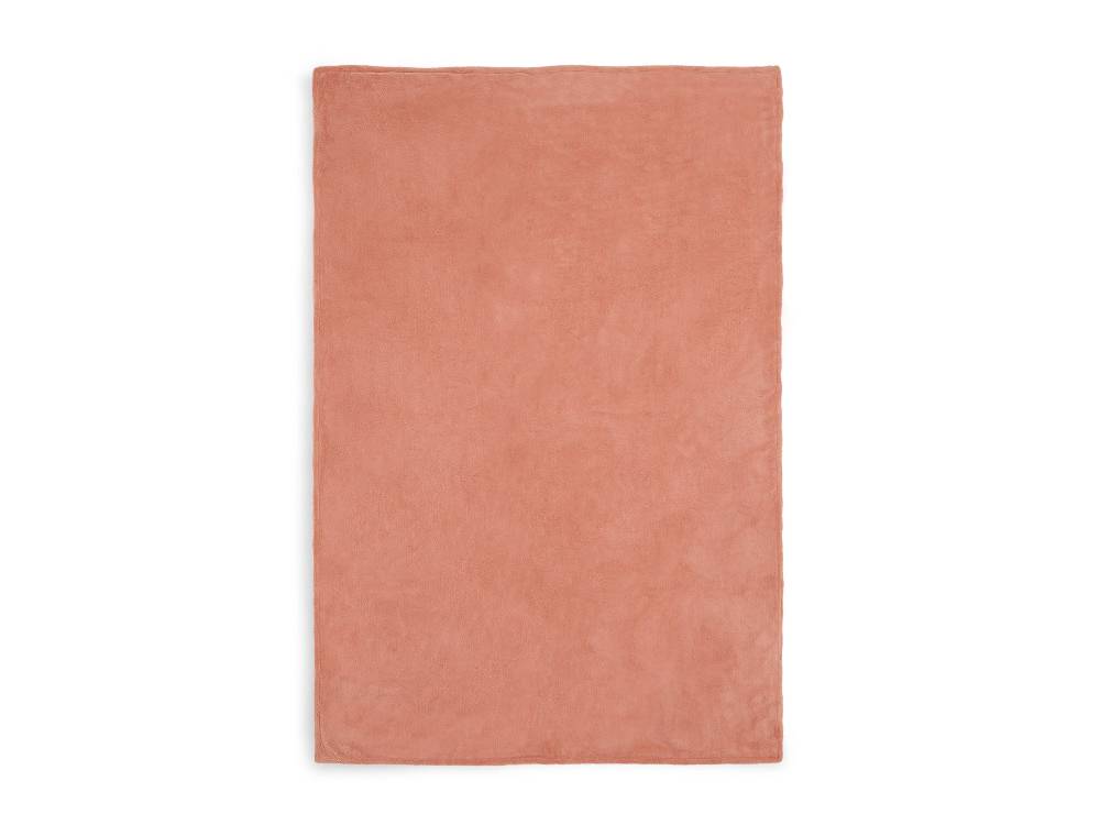 Jollein Decke Kinderbett 100x150cm Spring Knit Rosewood/Fleece Online