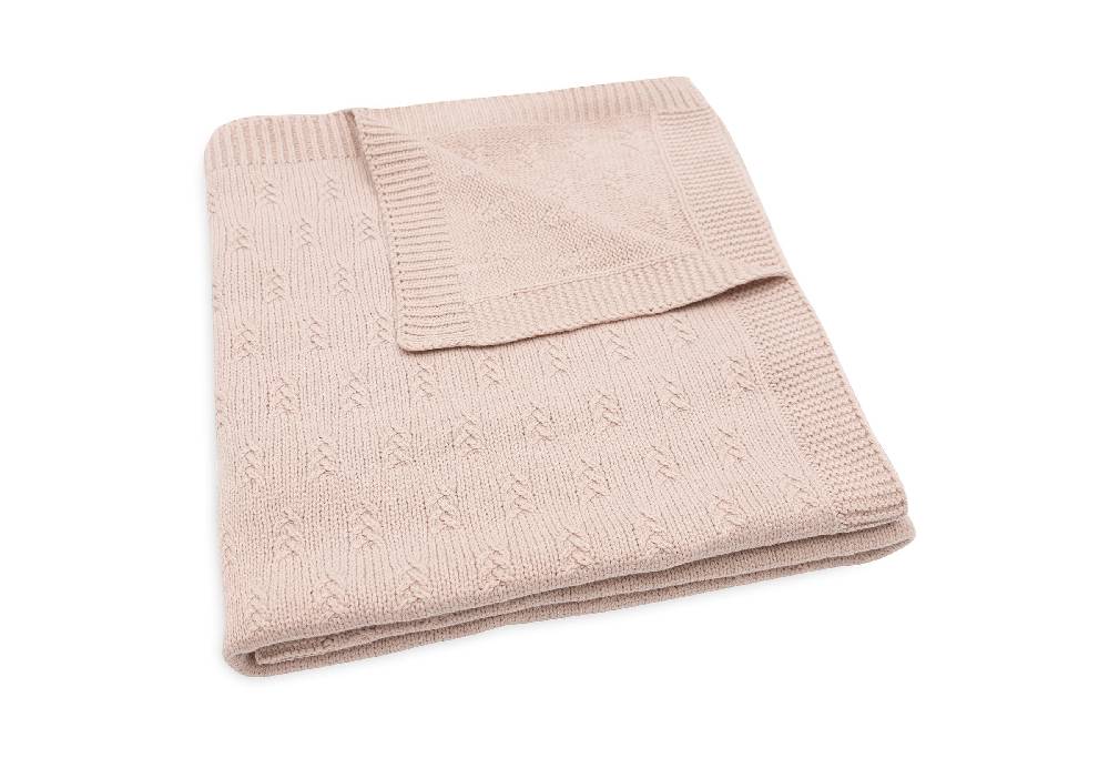 Jollein Decke Kinderbett 100x150cm Grain Knit Wild Rose Angebote