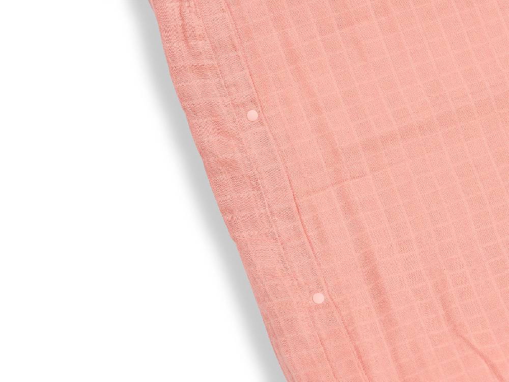 Jollein Wickelauflagenbezug Wrinkled Cotton 50x70cm Rosewood Fabrikverkauf