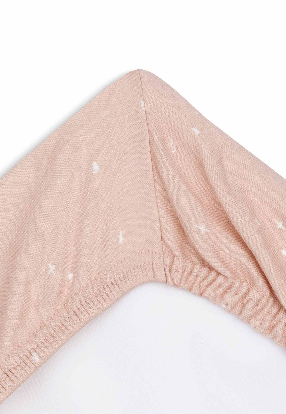 Jollein Wickelauflagenbezug Jersey 50x70cm Twinkling - Wild Rose Günstig kaufen