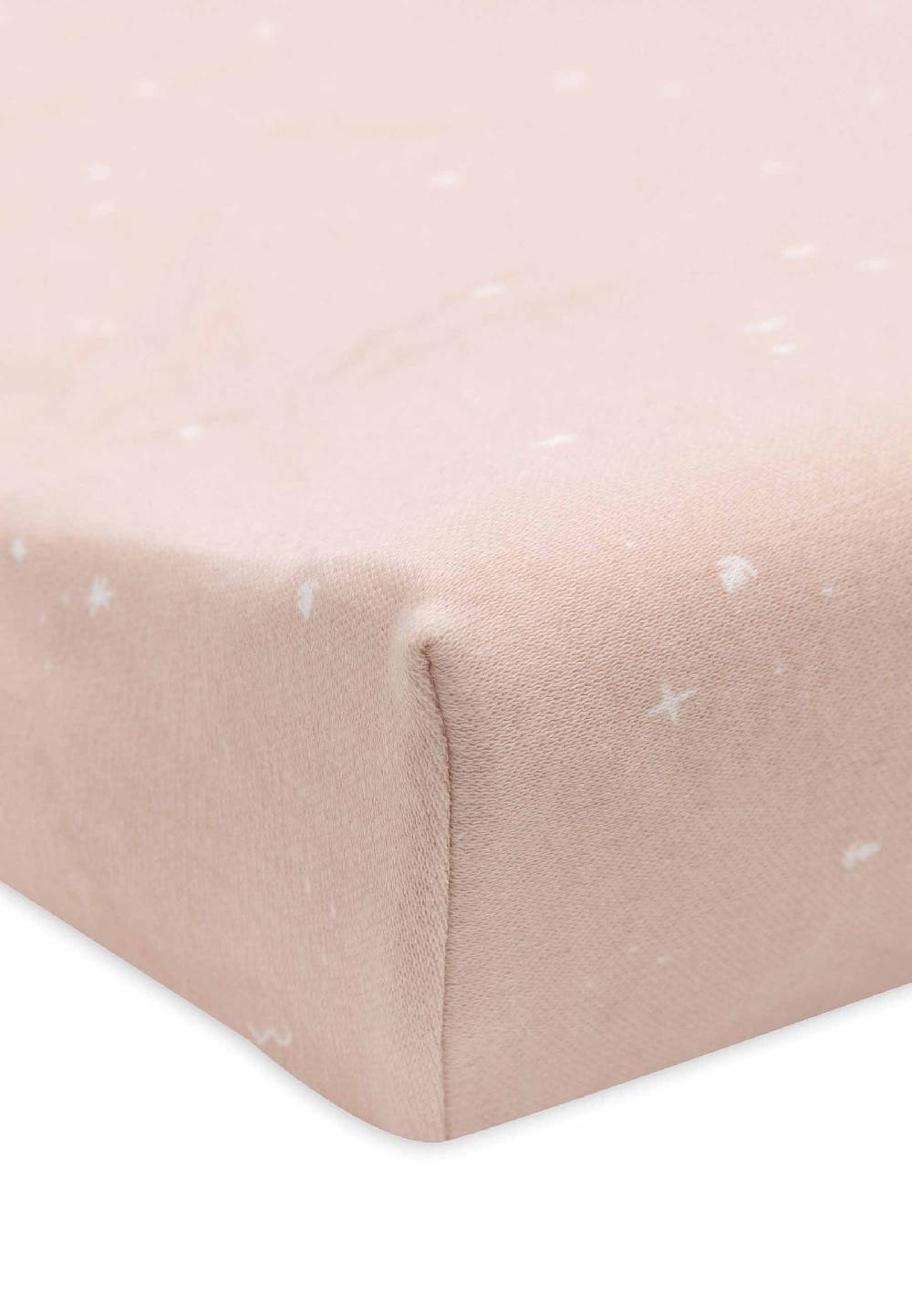 Jollein Wickelauflagenbezug Jersey 50x70cm Twinkling - Wild Rose Günstig kaufen