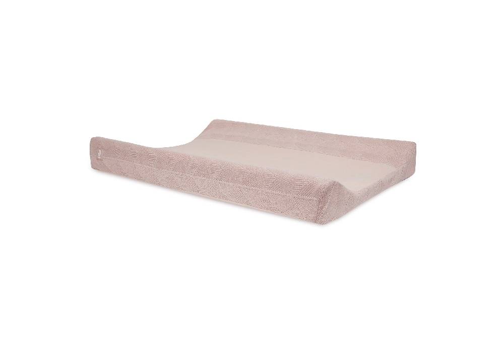 Jollein Wickelauflagenbezug 50x70cm Shell Knit Wild Rose GOTS Großer Ausverkauf